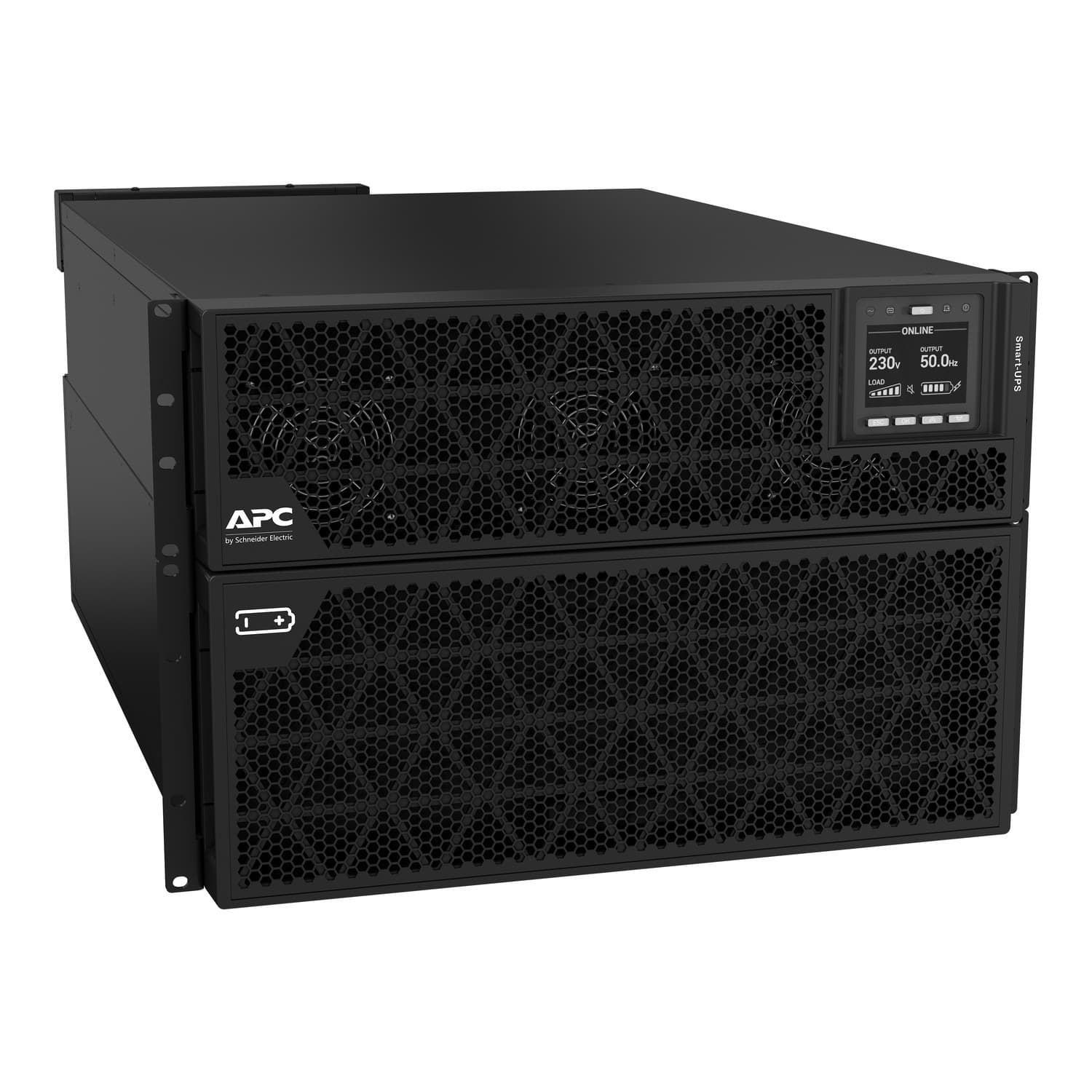 APC Smart-UPS On-Line, 20KVA/20KW, Rack/Tower, 230V/380V...415V, Hard wire 5-wire(3P+N+E)+3-wire(1P+N+E), Network Card, W/O rail kit