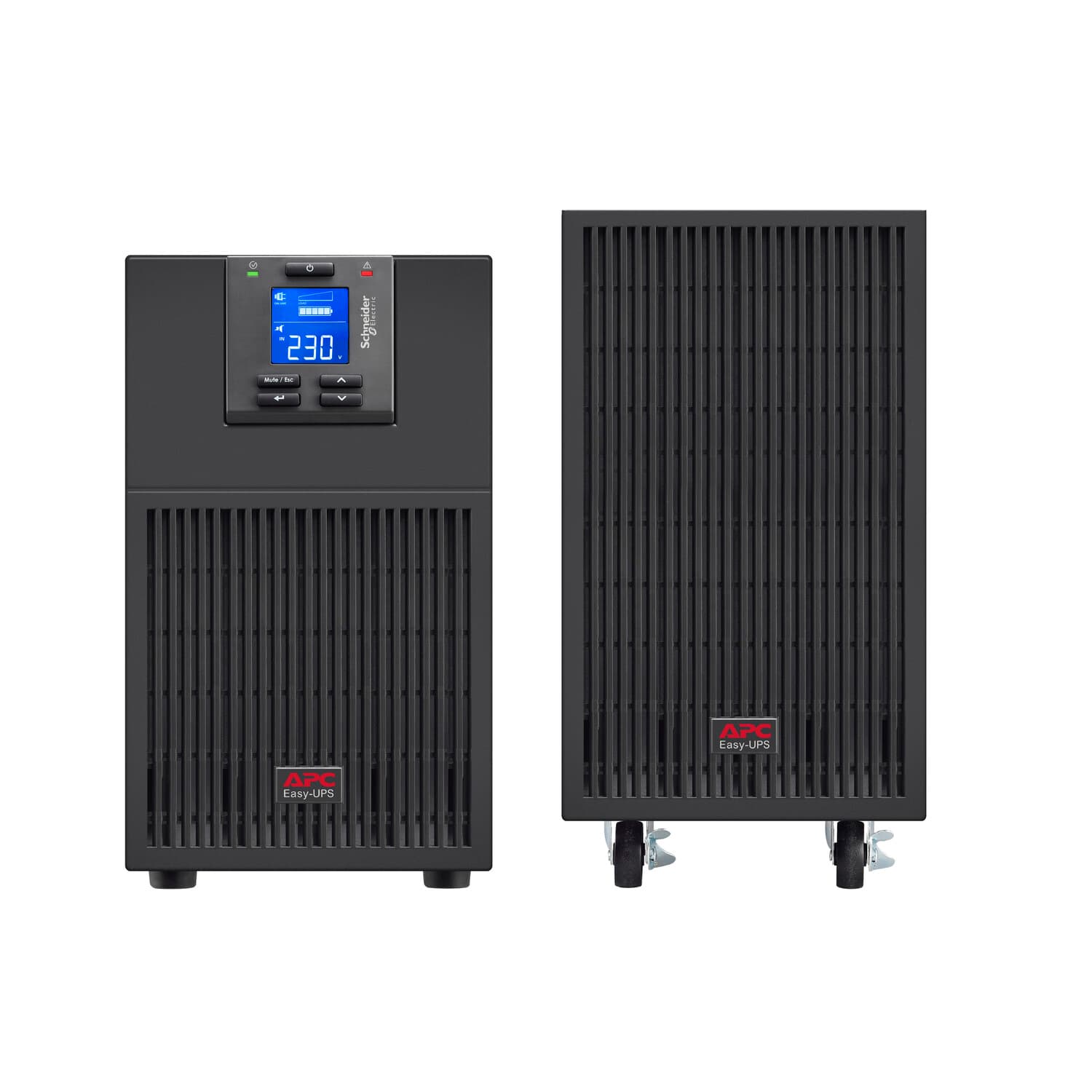 APC Easy UPS On-Line, 10KVA/10KW, Tower, 230V, Hard wire 3-wire(1P+N+E) outlet, Intelligent Card Slot, LCD, Extended Runtime